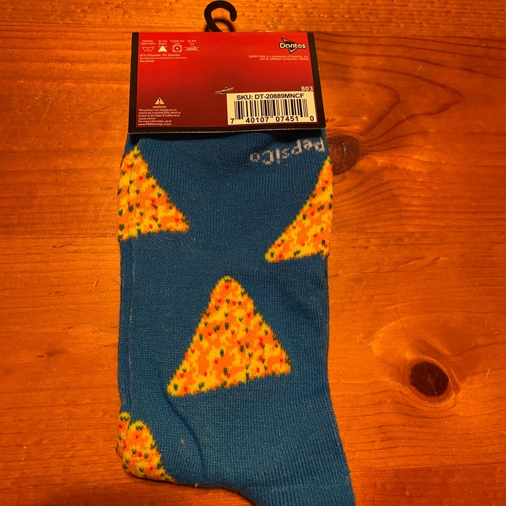 Cool Ranch Blue Crew Socks - Picture 2 of 2